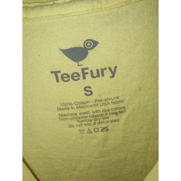 TeeFury Game of Thrones DANCING SIGILS HOUSE ANIMALS Size Small Yellow - Picture 6 of 11